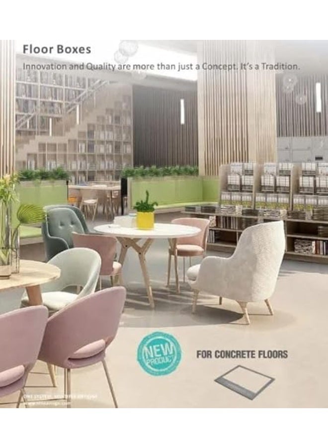 نوفيكس صندوق أرضي فارغ لإدارة الكابلات تحت الأرض من NOVEX – صندوق توزيع أرضي مدمج بثلاثة أقسام للطاقة واتصال الشبكة | NVFDB/3 - Image 4